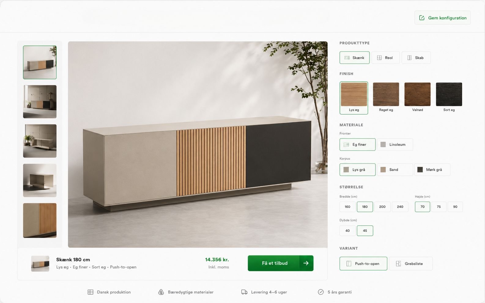 Visualbuy billedkonfigurator med produktvalg
