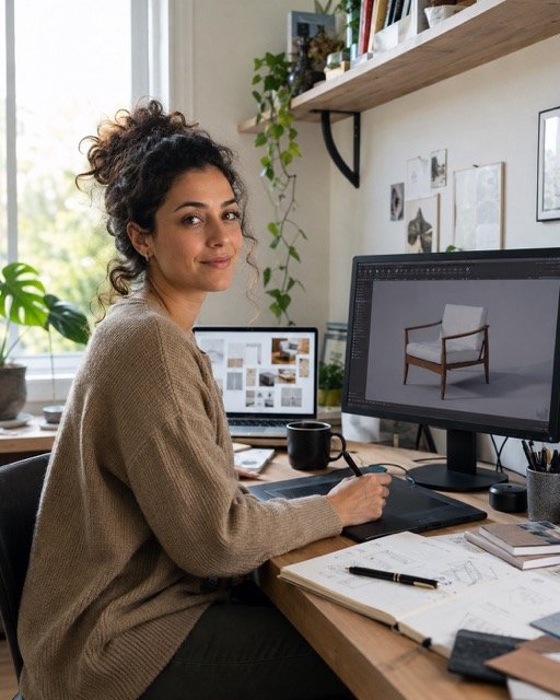 Natasja, Photoshop og billedproduktion