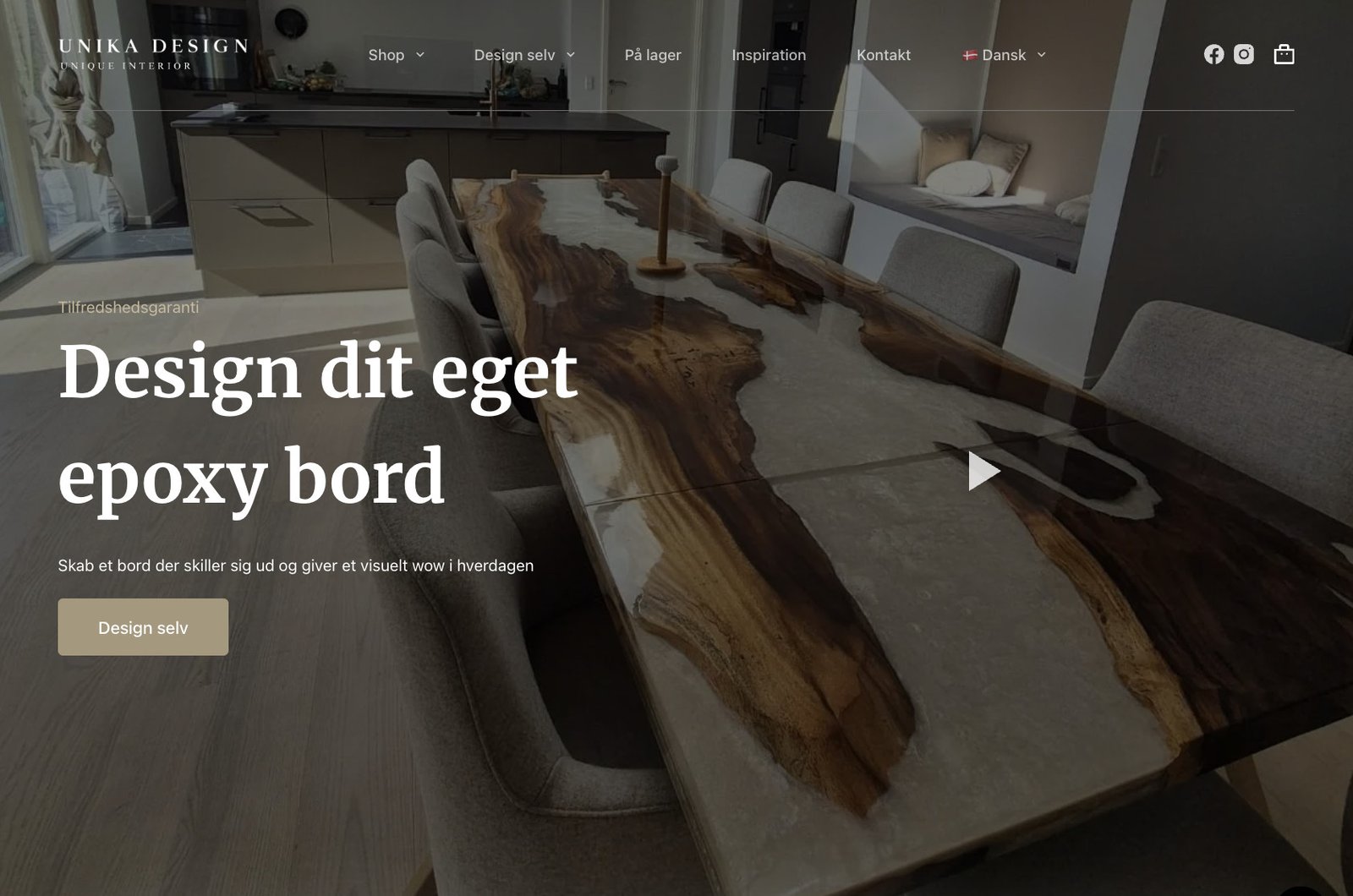 Unika Design produktkonfigurator